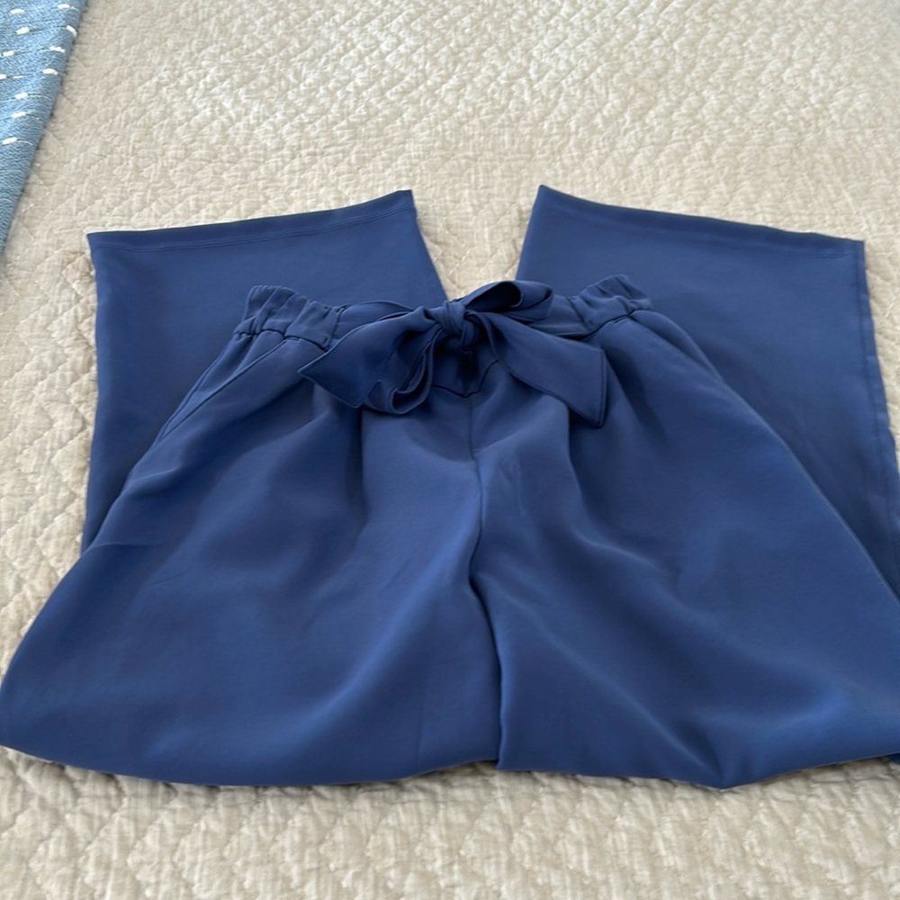 Blue wide leg lululemon pants